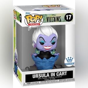 Funko Pop Trains Ursula in Cart Disney Villians Funko Exclusive